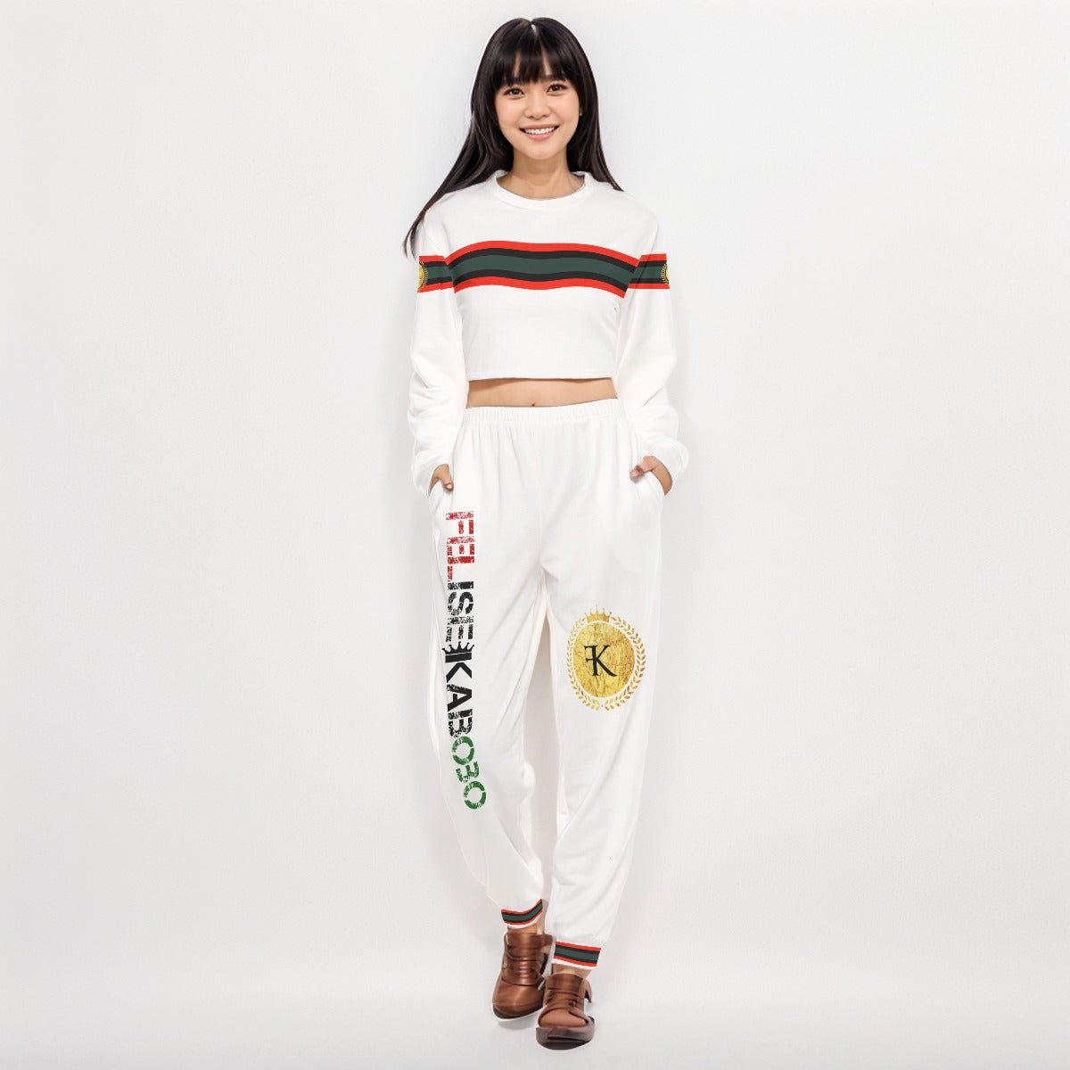 Felise KaBobo - Crop Sweatshirt Suit