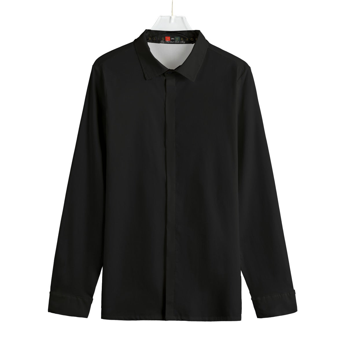 Felise KaBobo - Men's Lapel Collar Shirt With Concealed Placket