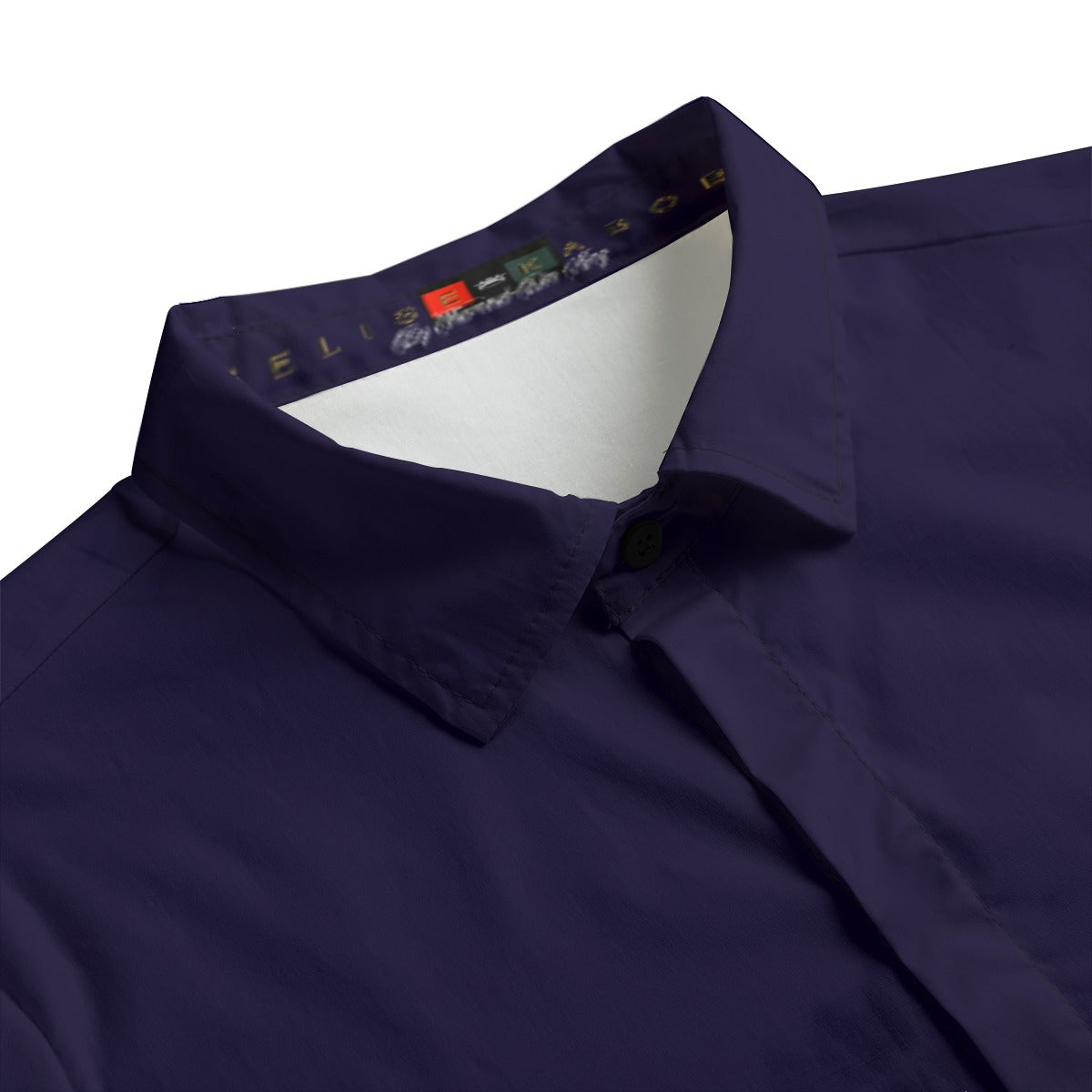 Felise KaBobo - Men's Lapel Collar Shirt With Concealed Placket