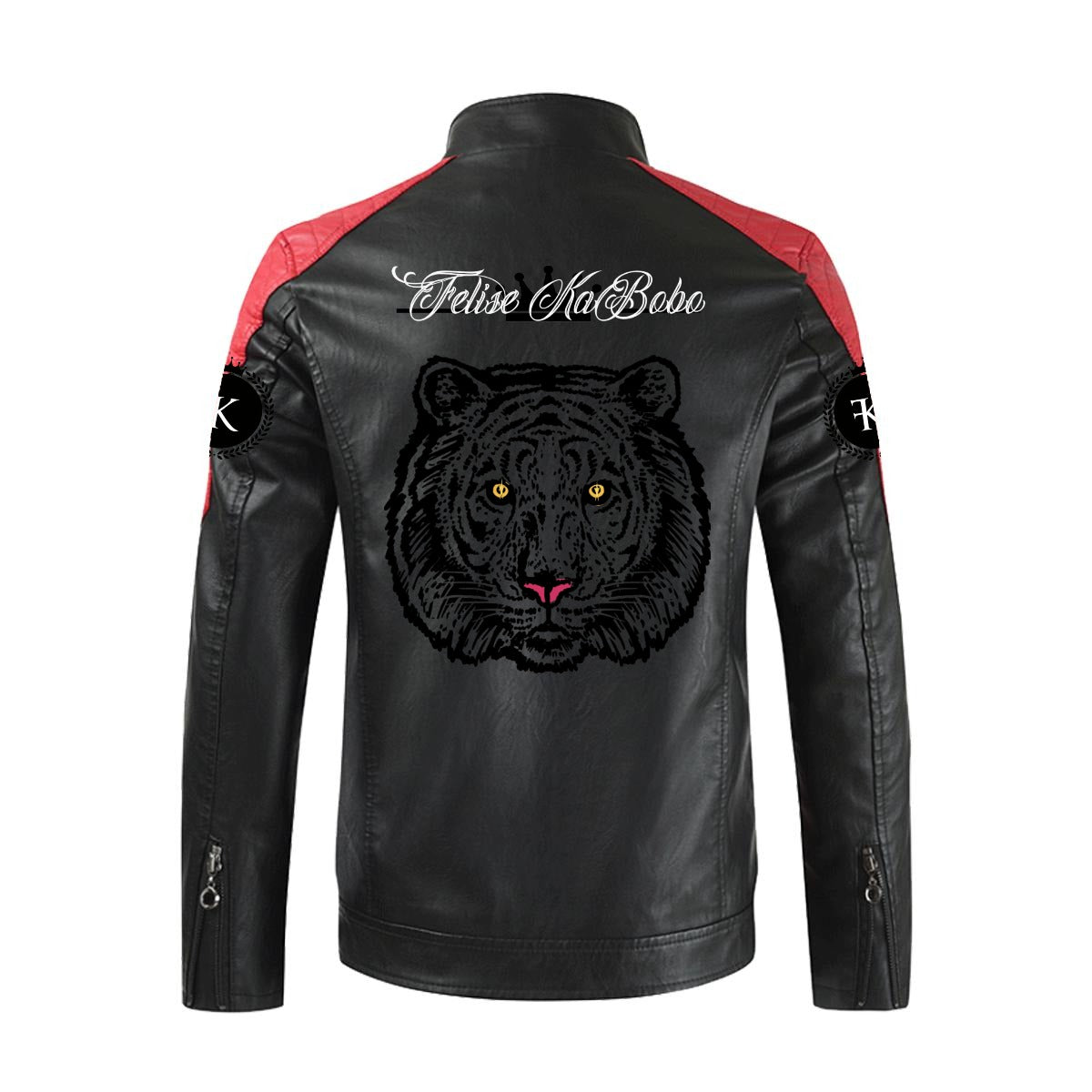 Felise KaBobo - Stand-up collar leather Jacket