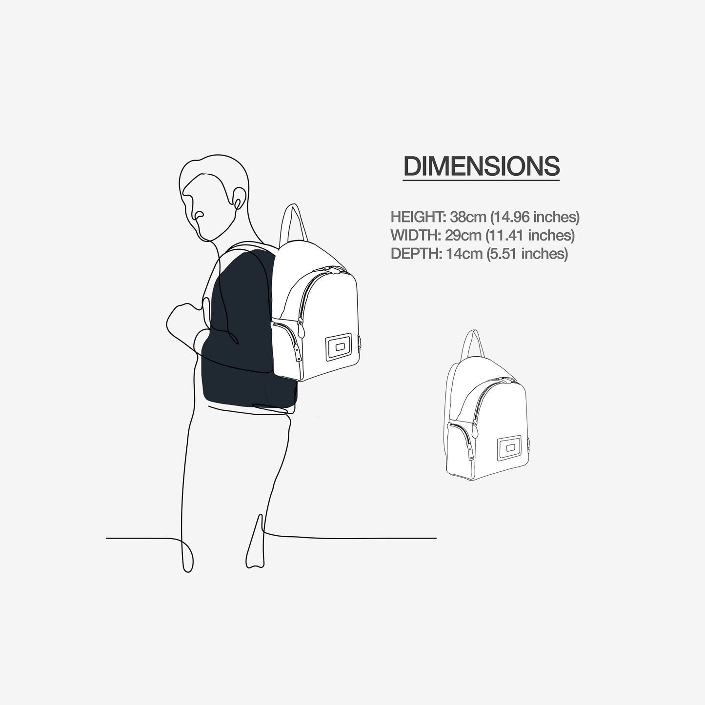 The Bag II-Multi pocket designer luxe backpack