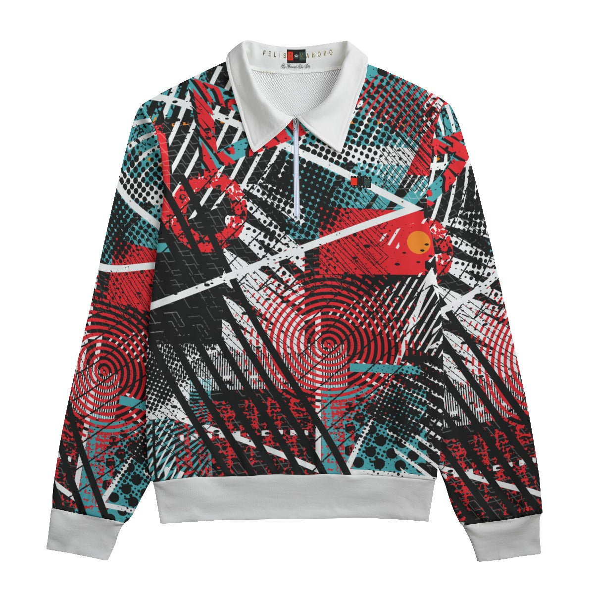 Felise KaBobo - Unisex Lapel Sweatshirt
