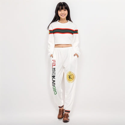 Felise KaBobo - Crop Sweatshirt Suit
