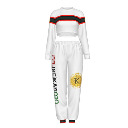 Felise KaBobo - Crop Sweatshirt Suit