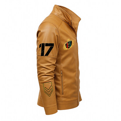 Felise KaBobo - Plus Fleece Leather Jacket