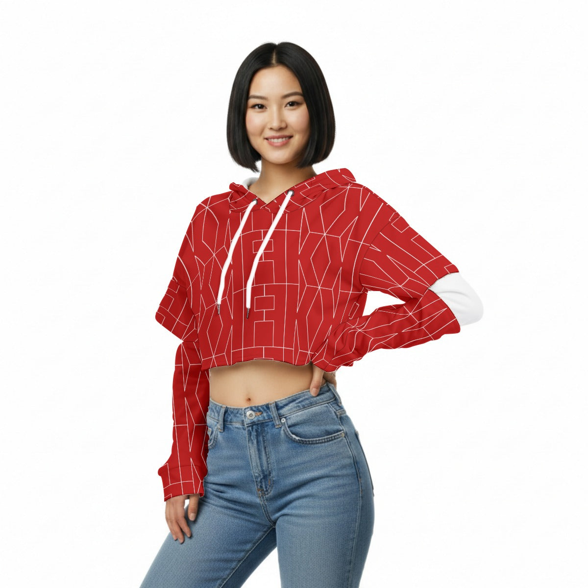 Felise KaBobo - Women's Heavy Fleece Hoodie With Hollow Out Sleeve