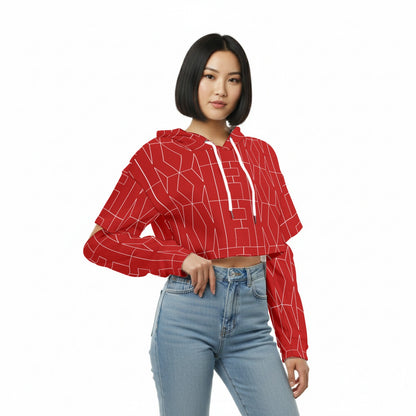 Felise KaBobo - Women's Heavy Fleece Hoodie With Hollow Out Sleeve