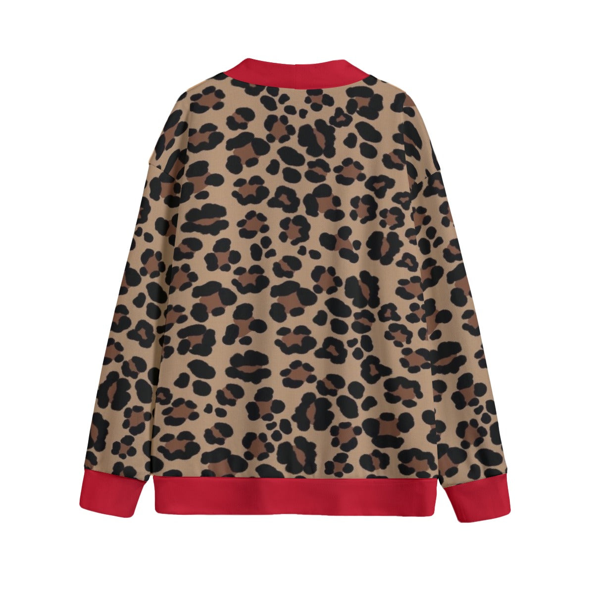 Felise KaBobo - V-neck Knitted Fleece Cardigan With Button Closure