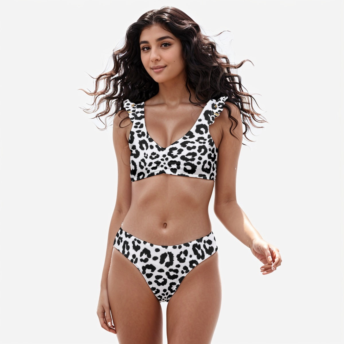 Felise KaBobo - Bikini Swimsuit With Ruffle Cuff Bra