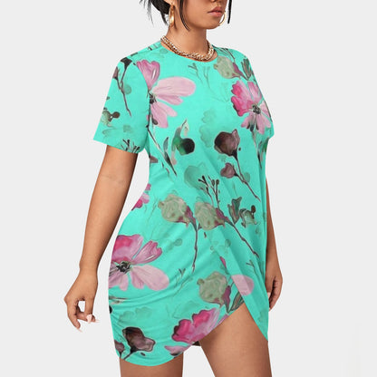 Felise KaBobo - Women’s Stacked Hem Dress（Plus Size）