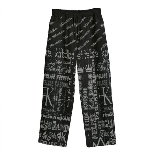 Felise KaBobo - Graffitti Straight Casual Pants