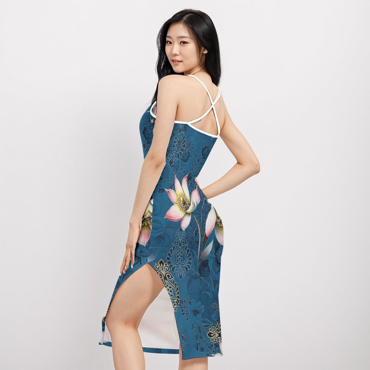 Felise KaBobo -  Back Cross Cami Dress
