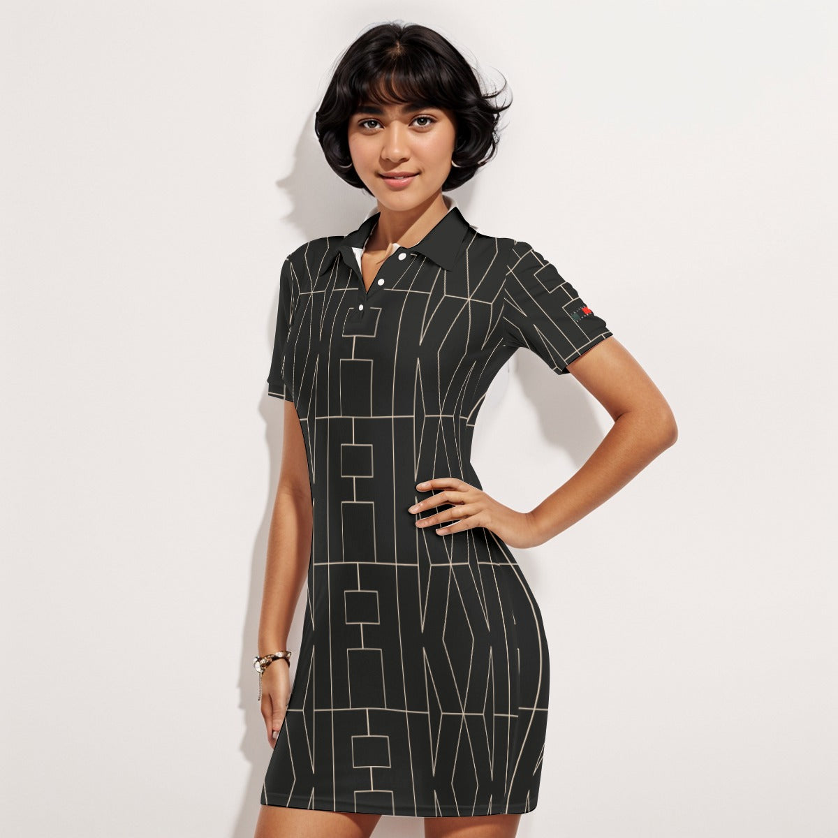 Felise KaBobo - Women's Polo Collar Dress