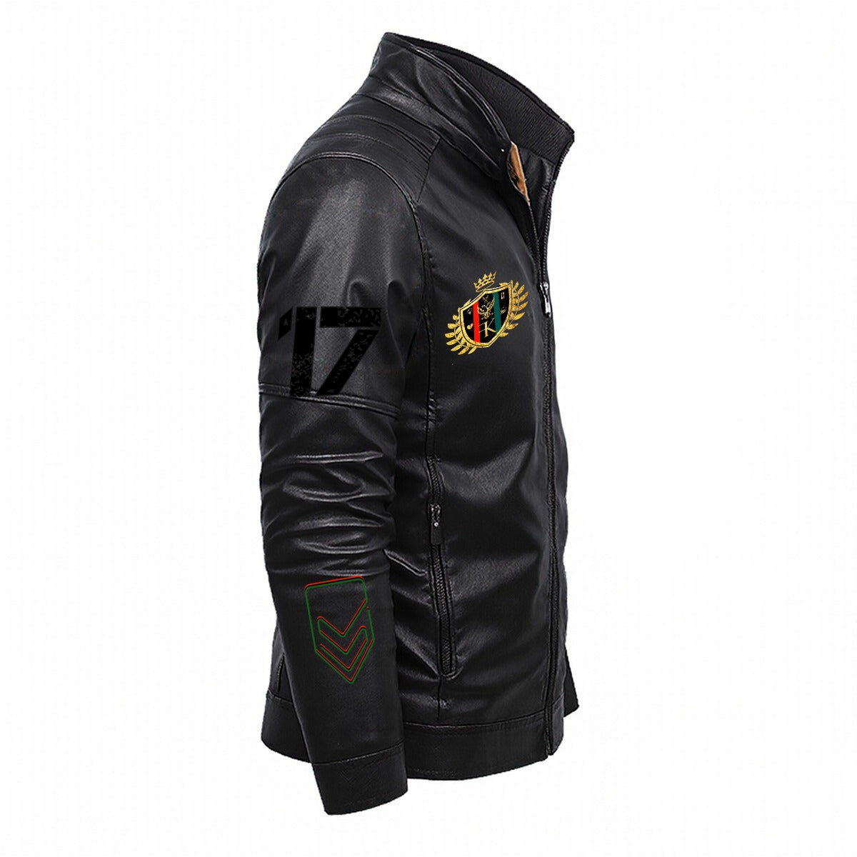 Felise KaBobo - Plus Fleece Leather Jacket