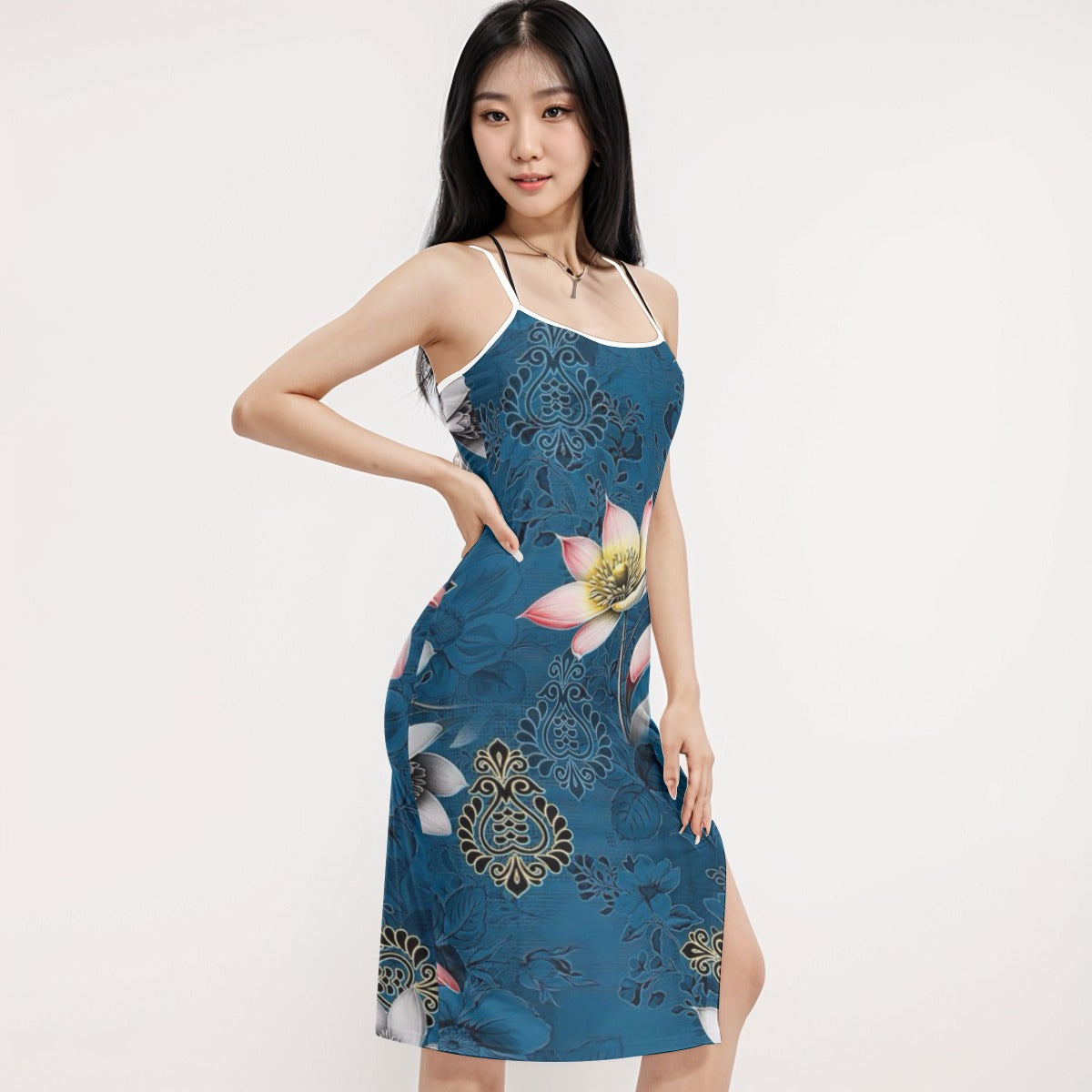 Felise KaBobo -  Back Cross Cami Dress