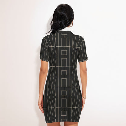 Felise KaBobo - Women's Polo Collar Dress