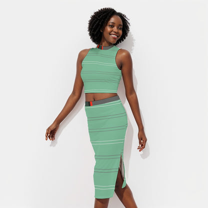 Felise KaBobo - Tank Top & Split High Skirt Set