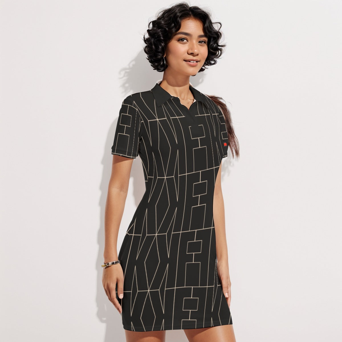 Felise KaBobo - Women's Polo Collar Dress