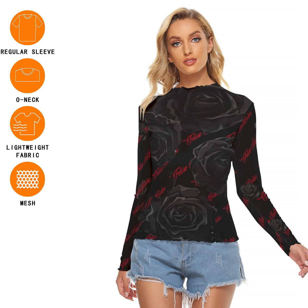 Felise KaBobo - Mesh Blouse