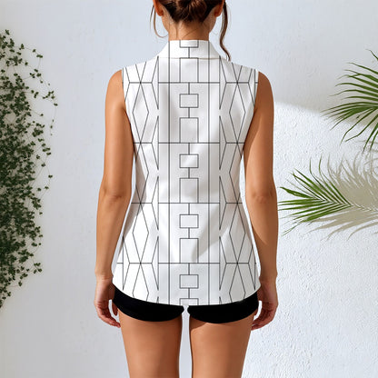 Felise KaBobo - Sleeveless Blazer-Style Vest