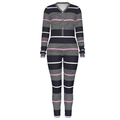 Felise KaBobo - Women's Plunging Neck Jumpsuit