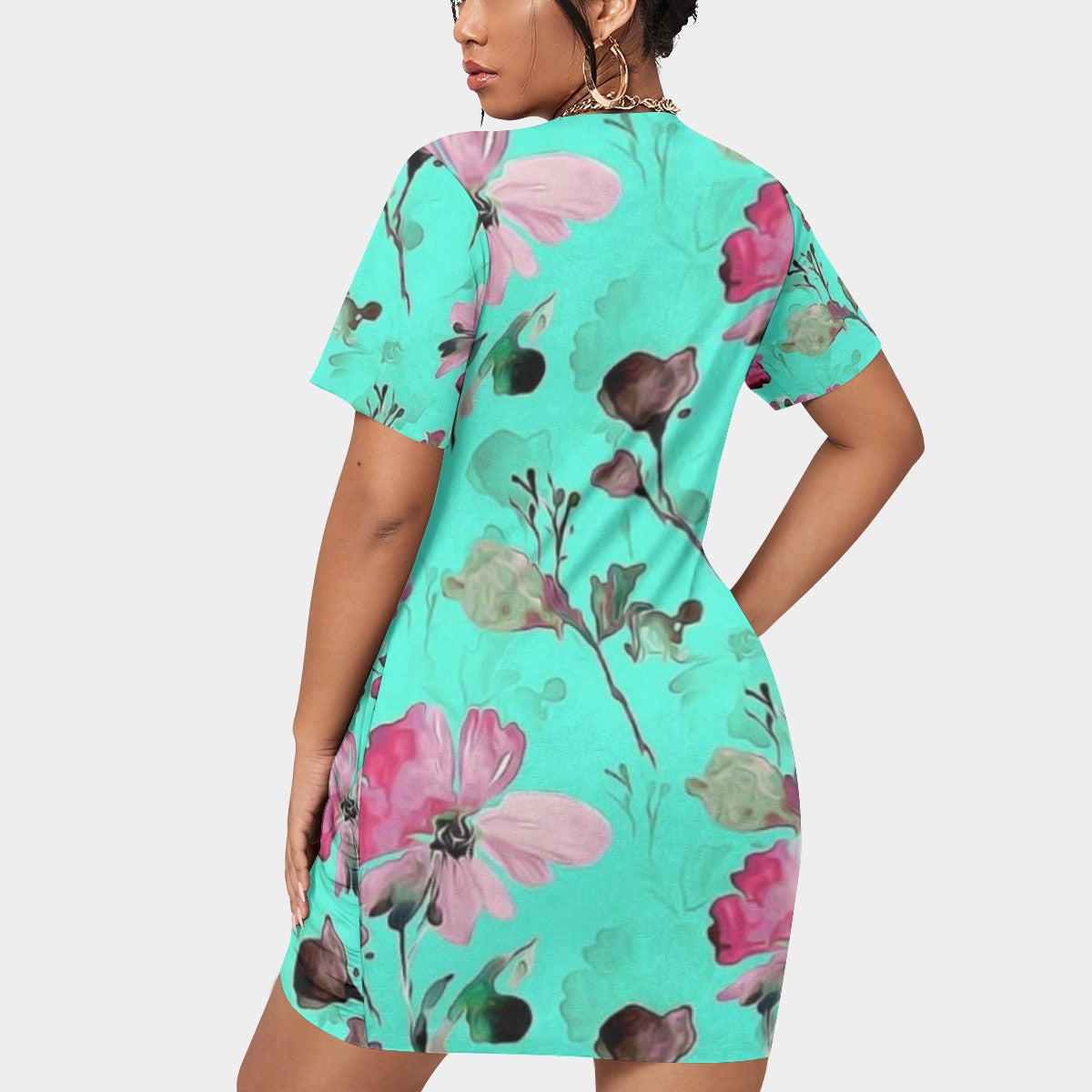 Felise KaBobo - Women’s Stacked Hem Dress（Plus Size）