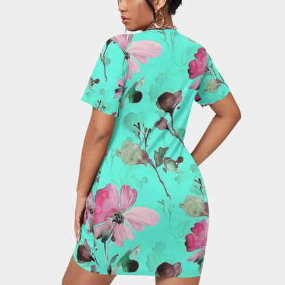Felise KaBobo - Women’s Stacked Hem Dress（Plus Size）