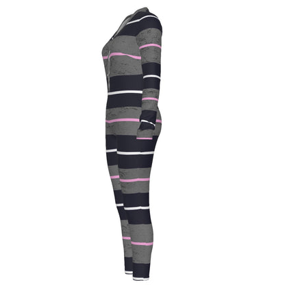 Felise KaBobo - Women's Plunging Neck Jumpsuit