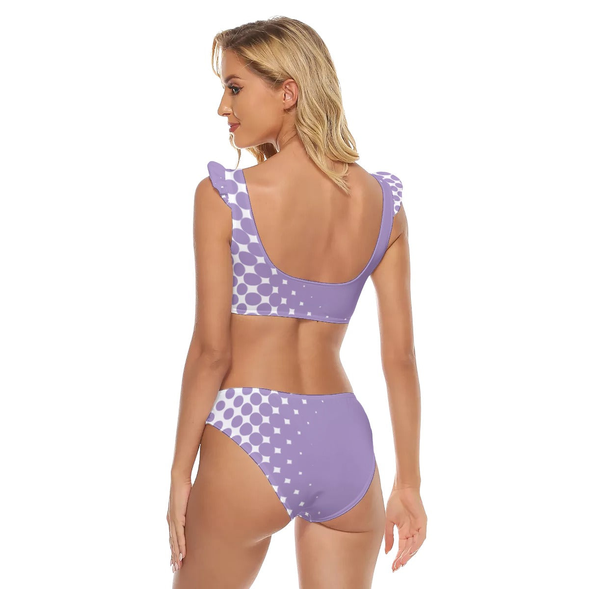 Felise KaBobo - Bikini Swimsuit With Ruffle Cuff Bra