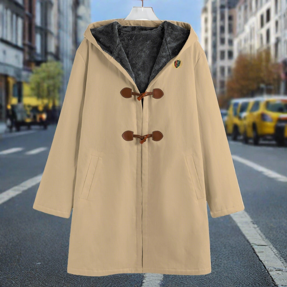 Felise KaBobo - Men's Canvas Button Fleece Windbreaker