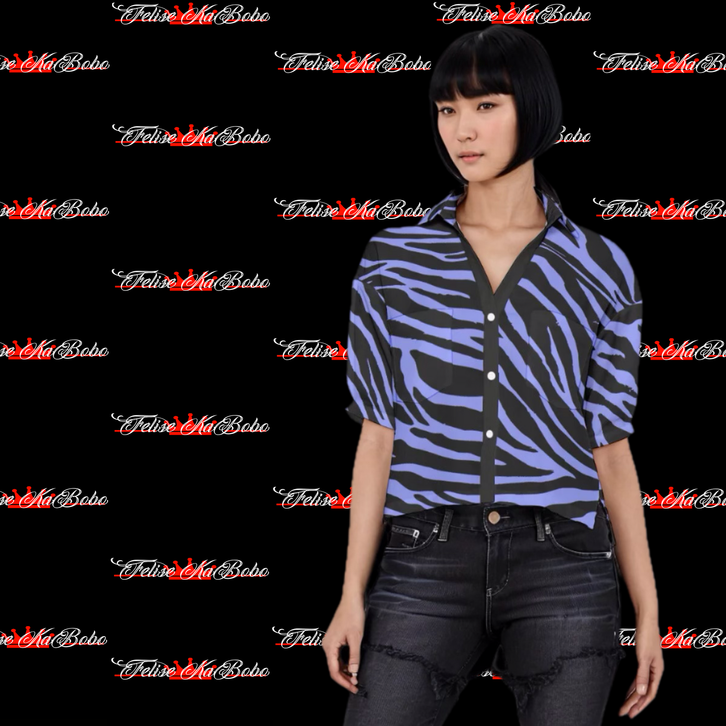 Felise KaBobo -  Womens V-neck shirt