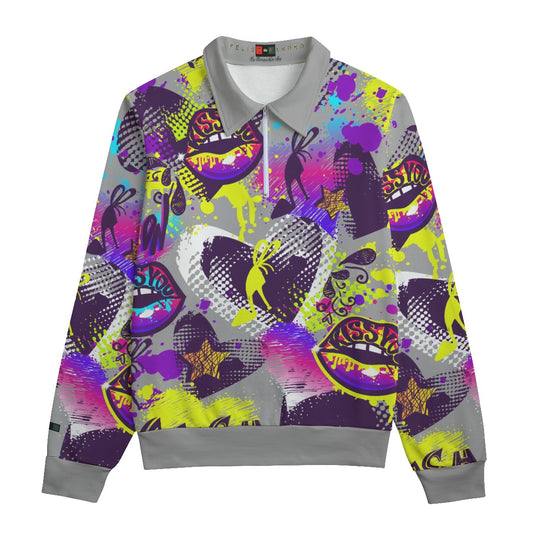 Felise KaBobo - Unisex Lapel Sweatshirt